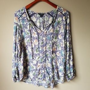 Lucky Brand | Floral Blouse Size M